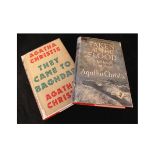 AGATHA CHRISTIE: 2 titles: TAKEN AT THE FLOOD, London, Collins Crime Club 1948, 1st edition,