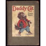 [MAY BYRON]: DADDY CAT, illustrated Louis Wain, London, Blackie [1915], coloured frontis, coloured