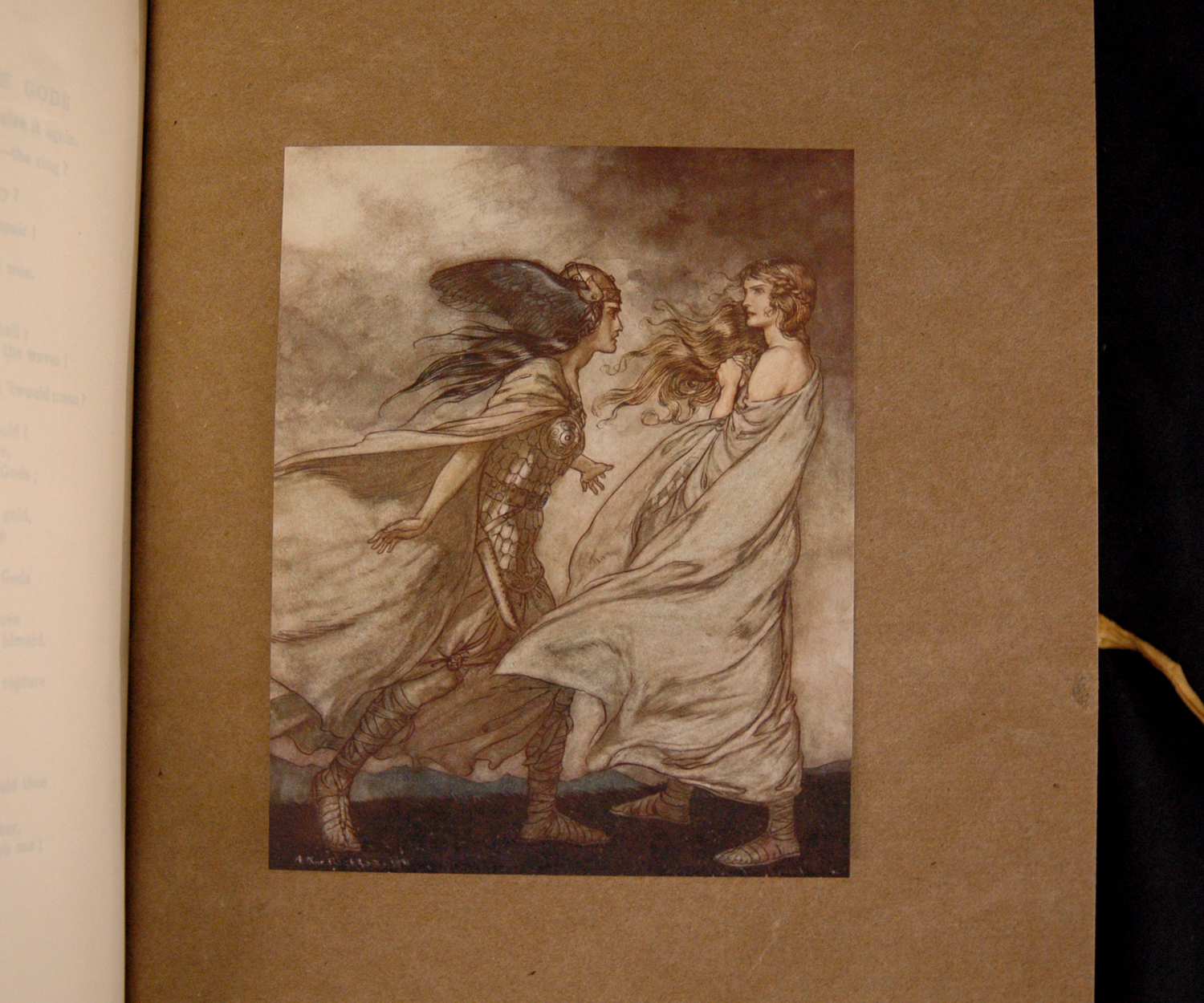 RICHARD WAGNER: SIEGFRIED AND THE TWILIGHT OF THE GODS, illustrated Arthur Rackham, London, - Image 22 of 26