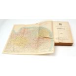 KELLY'S DIRECTORY OF NORFOLK 1908, folding coloured map, original cloth gilt very worn and soiled
