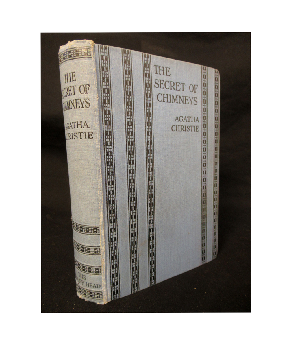 AGATHA CHRISTIE: THE SECRET OF CHIMNEYS, London, John Lane, 1925 1st edition, 2pp adverts at end,