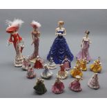 Royal Doulton Figure - Occasions, Model No HN5337, together with a Coalport Model - Heart to