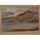Unsigned pair of watercolour and gouache, Lakeland scenes, 9 x 13ins (2)