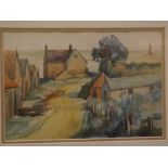 A R Middleton, one signed, two watercolours, "Distant Wherry" and "By the Stream", 9 1/2 x 14ins and