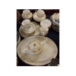 Part set of Royal Doulton Naples seconds tea/dinner wares, comprising tea pot, seven cups, eight