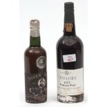 Taylors 1977 Vintage Port and a further 1/2 bottle Silver Seal Port (2)