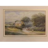 George Smith, signed and dated '94, pair of watercolours, Country landscapes, 6 1/4 x 10 1/2 ins (2)
