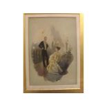Cecil Fuller, signed, group of three watercolours, Romantic scenes, 9 1/2 x 6 1/2 ins (3)