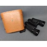 Cased pair of Yashica binoculars, Y-NO587747 10x50 magnification