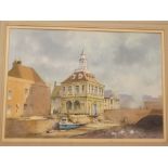 Brian C Day, signed watercolour, Kings Lynn, 9 1/2 x 13 1/2 ins