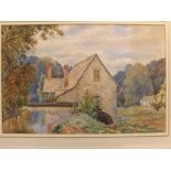 19th century English School watercolour, inscribed "Hartland Mill, August 28th 02", 12 x 18ins