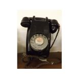 Bakelite ex-RAF telephone model no 333L-E59