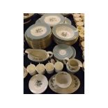 Quantity of Royal Doulton Rose Elegance dinner wares comprising various plates in sizes, tureens etc