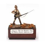 Scratch built composition model "Sgt of the 66th Berkshire Regiment (the Battle of Maiwand,