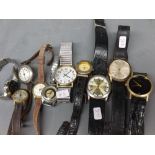 Mixed Lot: ten modern ladies and gents wrist watches