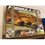 Boxed Formula One Scalextric Silverstone track and cars