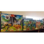 Four boxed Playmobil dinosaurs series toys, 4170, 71, 72 and 74 (4)