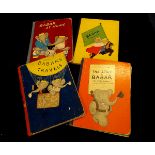 JEAN DE BRUNHOFF: 4 titles: BABAR THE KING, 1936, 1st edition; STORY OF BABAR THE LITTLE ELEPHANT,