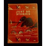 RUDYARD KIPLING: JUST SO STORIES, 1902, 1st edition, 22 full page illustrations + numerous