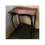 Edwardian mahogany pie-crust occasional table, 24ins wide