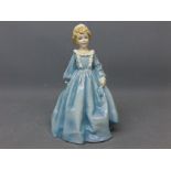 Royal Worcester model by F G Doughty, 'Grandmother's Dress' model no 3081