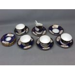 Decorative European part tea service