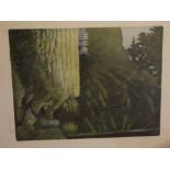 Oliver Masi, signed in pencil to margin, two limited edition (73/100) aquatints, Landscape