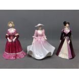 Three Coalport figurines to include 'The Garden Party', 'Grace' and 'Prudence' (3)