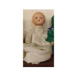 Armand Marseille (Germany) bisque headed doll, 15ins high