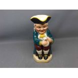 20th century musical Toby Jug, 9 1/2 ins tall