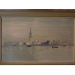 Sir Shuldin Redfern, oil on board, Venice, 9 x 14 1/2 ins
