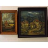 After Constable, bearing signature F Gore and date 1939, oil on board, together with 2 further works