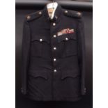 Post Second World War Norfolk Regimental blues, comprising jacket and trousers by Hawkes & Co Ltd, 1
