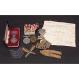 Mixed Lot: British First War pair comprising British War Medal and Victory medals to 150749 Spr E