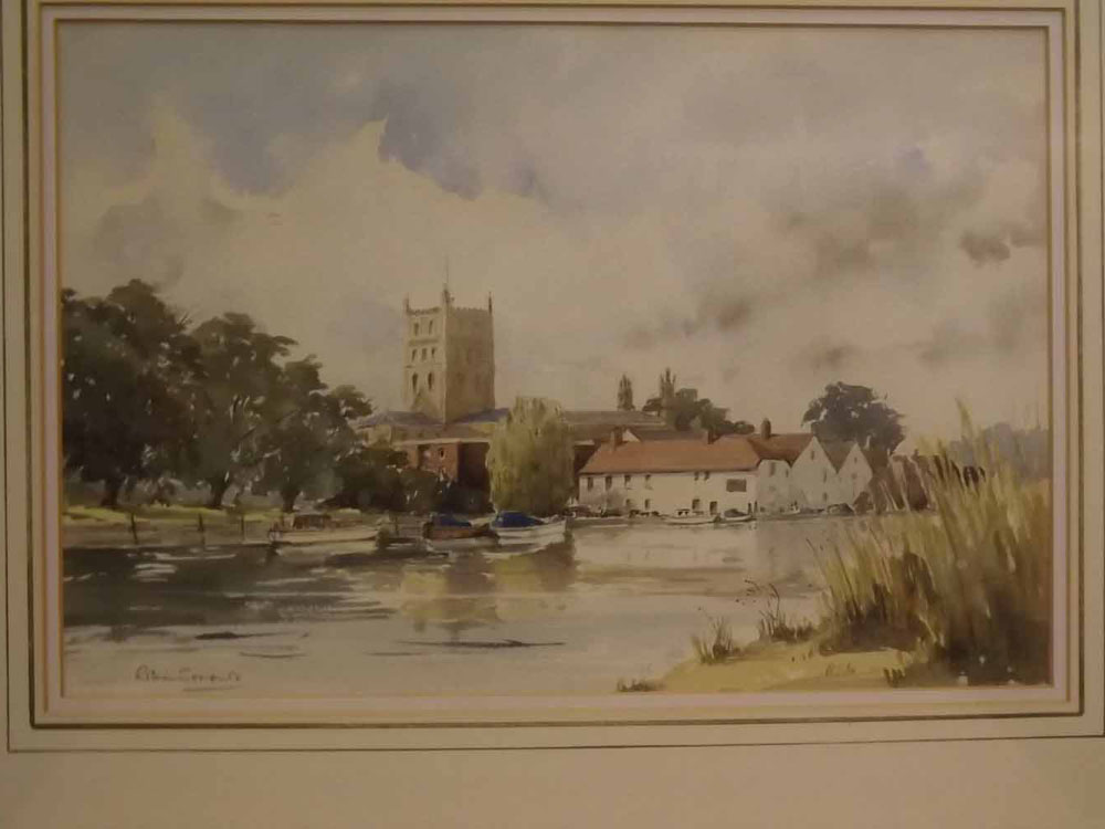 Robin Toogood, signed pair of watercolours, ?Suffolk Creek? and ?The Avon at Tewkesbury?, 12 x 18ins - Image 2 of 2