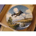 Six Coalport collectors plates Reach for the Sky, together with two further Doulton collectors