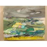 A Rozelaar Green, signed and dated '69, pastel, Landscape study, 19 x 23ins