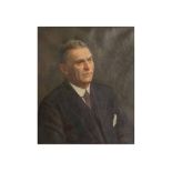 P F Horton, signed and dated '28 top left, oil on canvas, Portrait of Mr E A Rayner, 22 1/2 x 18 1/2
