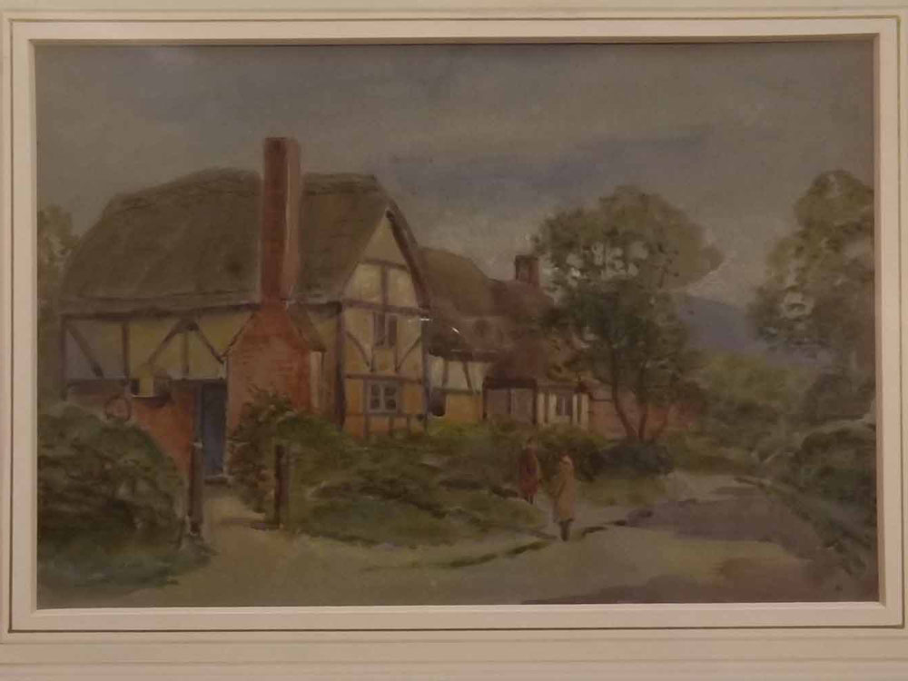 Harold Lawes, signed watercolour, "Croft House", 6 1/2 x 10ins - Image 2 of 2