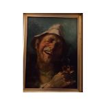 Henrie Pitcher, signed and dated Aug 94, oil on panel, Wine taster, 13 1/2 x 9 1/2 ins