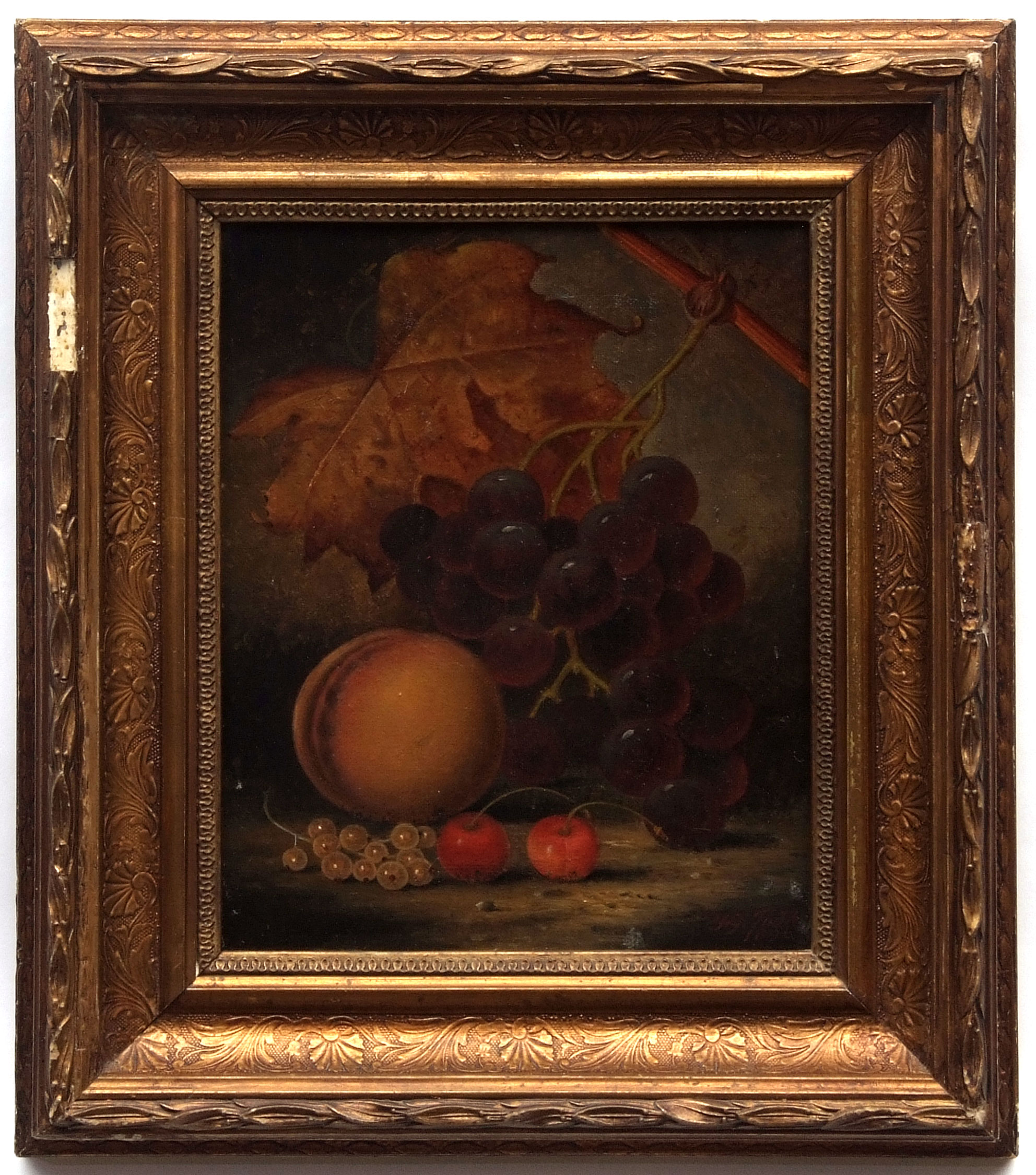 HENRY GEORGE TODD (1846-1898) Still Life study of mixed fruit oil on canvas, signed and dated 1896