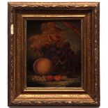 HENRY GEORGE TODD (1846-1898) Still Life study of mixed fruit oil on canvas, signed and dated 1896