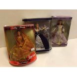 Two boxed Barbie dolls to include Winter Rhapsody Avon, together with a further Winter Splendor by