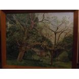 Marjorie Neden, three signed group of four oils on board, Landscape studies, assorted sizes (4)