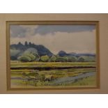 Bill Toop, signed and dated 86, pair of watercolours, Country landscapes, 5 x 7ins (2)