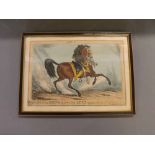 After Henry Heath, published by Thomas McLean, hand coloured etching, "Lot 1 - To be sold with all