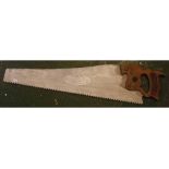 Large "Spearior" saw, (for advertising purposes), 48ins long