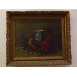 Early 20th century French School, oil on panel, Still Life study, 16 1/2 x 20 1/2 ins