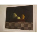 Leonard Marchant, signed and pencil to margin, limited edition (2/50), coloured etching, "Fruit in