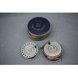 Hardy Bros Ltd, England "The Princess" vintage fly reel, together with a further spool within a